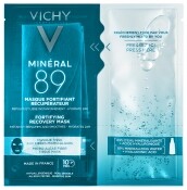 VICHY Minéral 89 Hyaluron-Booster bőrerősítő és regeneráló arcmaszk 29 g