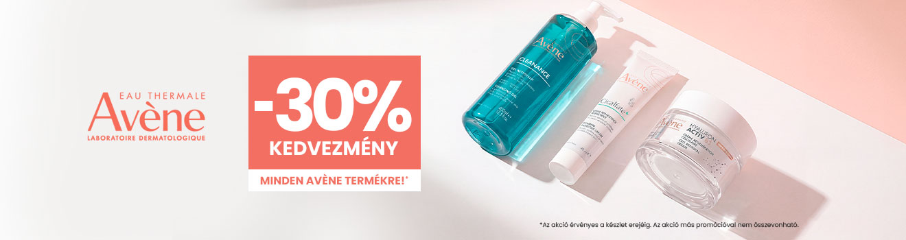 Avéne 30% kedvezmény 2026.10.