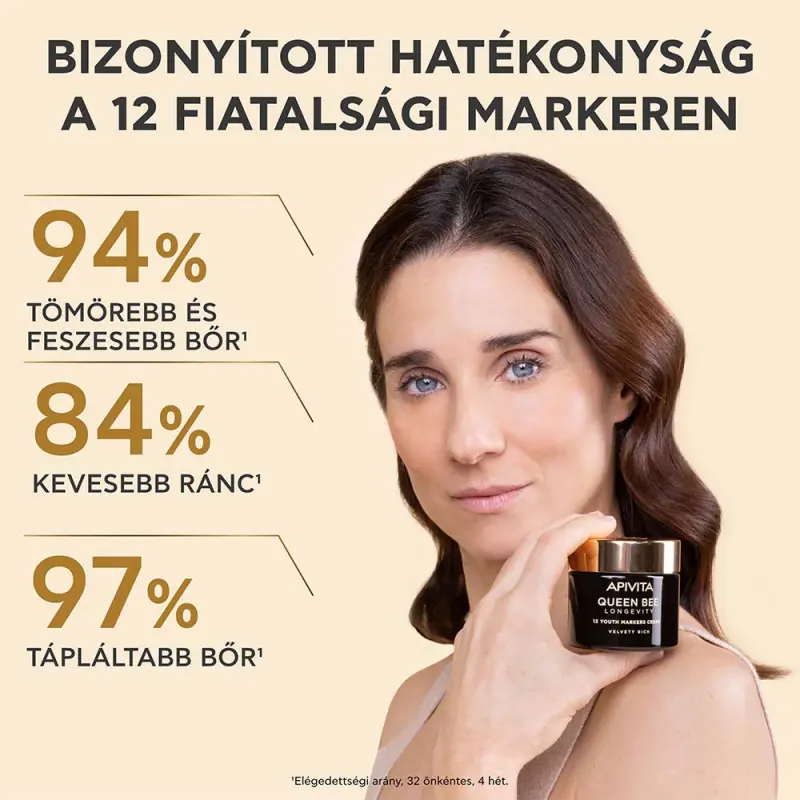 QUEEN BEE Longevity Nappali krém Velvety RICH 50 ml
