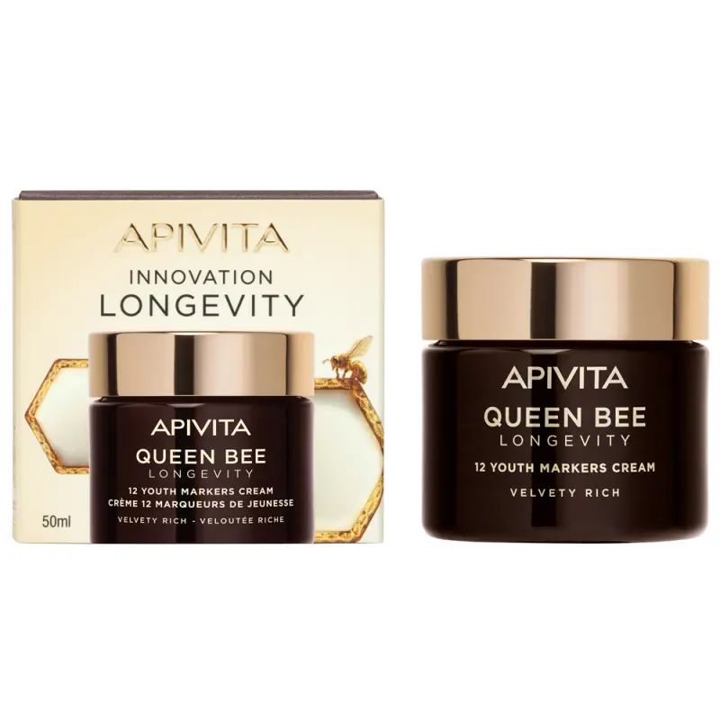 QUEEN BEE Longevity Nappali krém Velvety RICH 50 ml