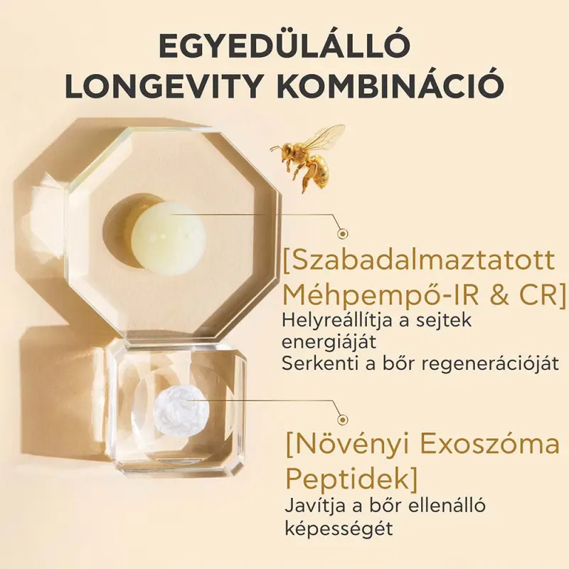 QUEEN BEE Longevity Nappali krém Velvety RICH 50 ml