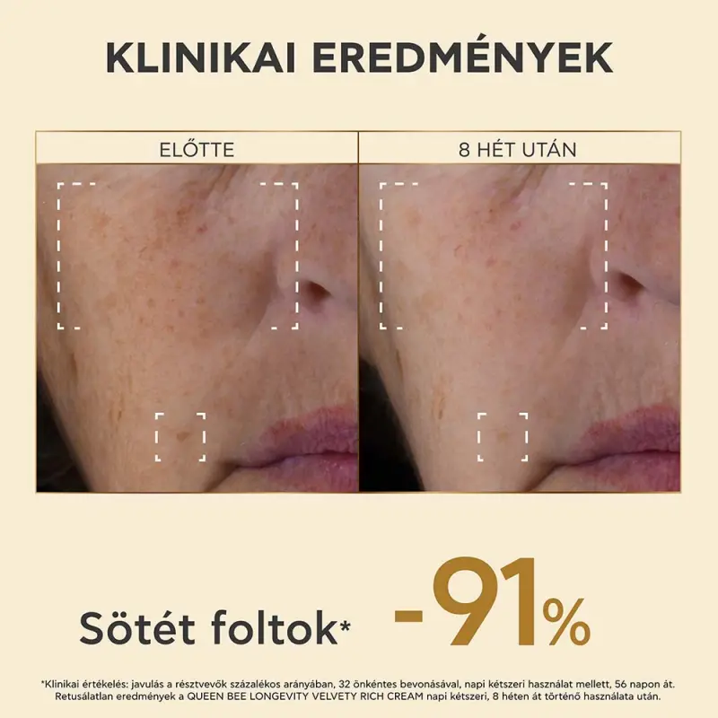 QUEEN BEE Longevity Nappali krém Velvety RICH 50 ml