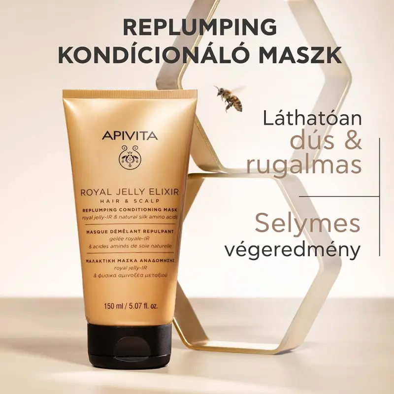 Royal Jelly Elixir Replumping haj és fejbőr kondicionáló maszk 150 ml