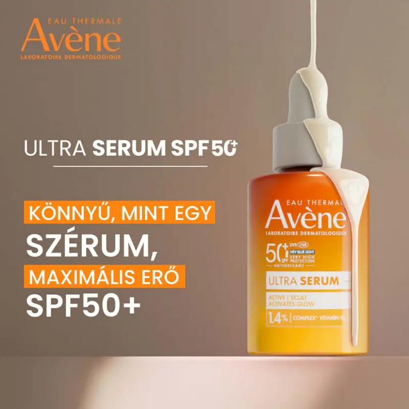 Ultra Serum Fényvédő Ragyogásfokozó szérum SPF50+ (30 ml)