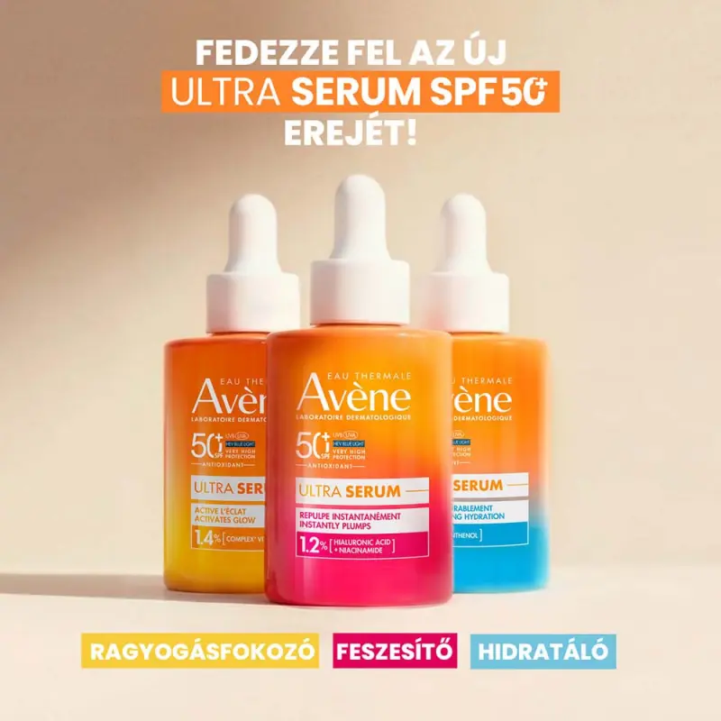 Ultra Serum Fényvédő Ragyogásfokozó szérum SPF50+ (30 ml)
