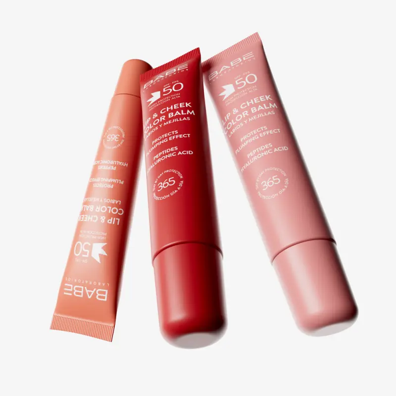 Lip & Cheek Színezett szájfény és pirosító Nude SPF50 (20 ml)