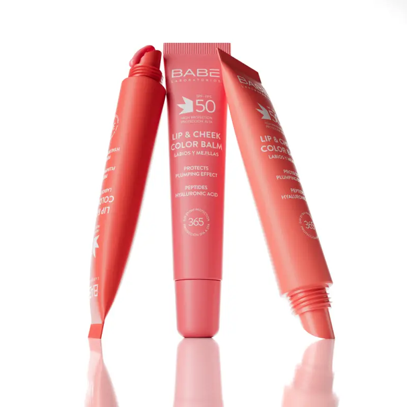 Lip & Cheek Színezett szájfény és pirosító Red SPF50 (20 ml)