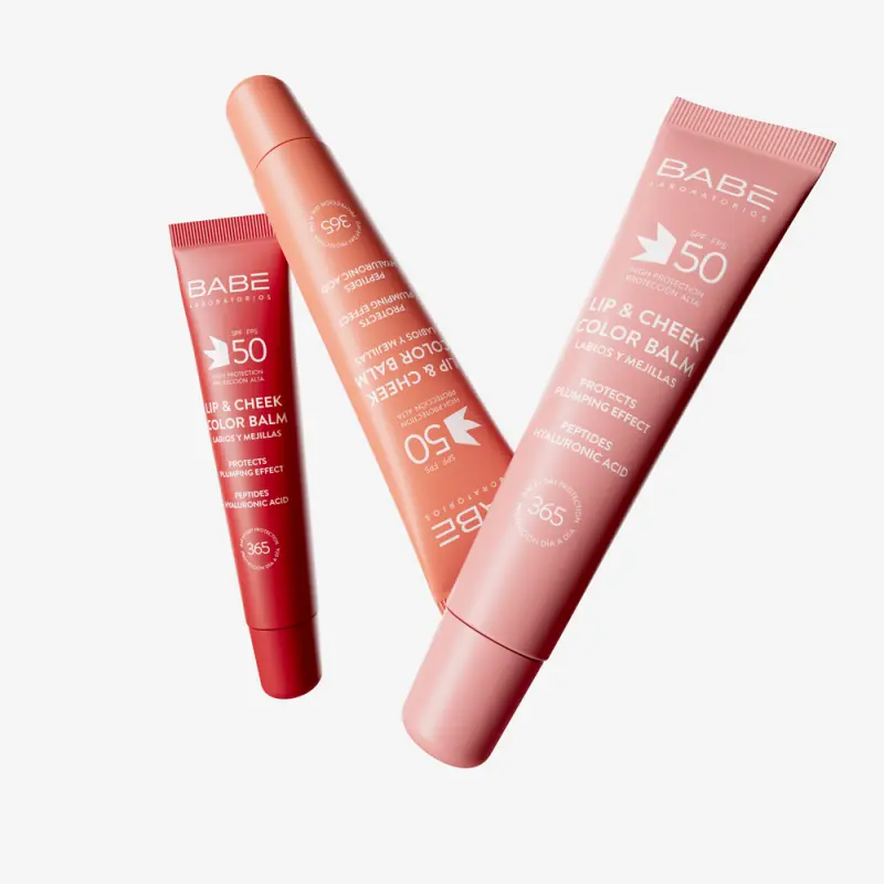 Lip & Cheek Színezett szájfény és pirosító Red SPF50 (20 ml)