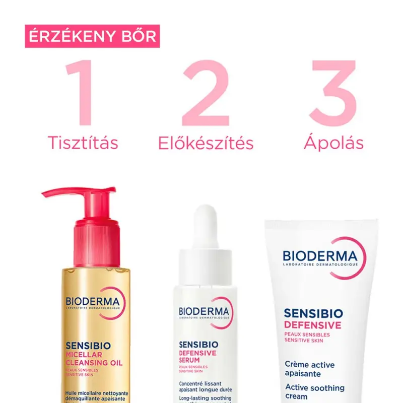 Sensibio Micellás arctisztító olaj (150 ml)