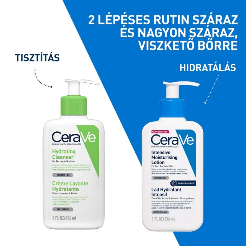 Intenzív hidratáló, testápoló tej 236 ml