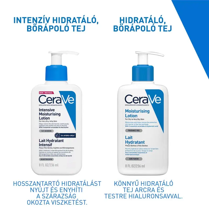 Intenzív hidratáló, testápoló tej 473 ml