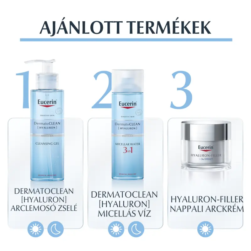 DermatoCLEAN [HYALURON] mélytisztító, habzó arclemosó zselé 200 ml