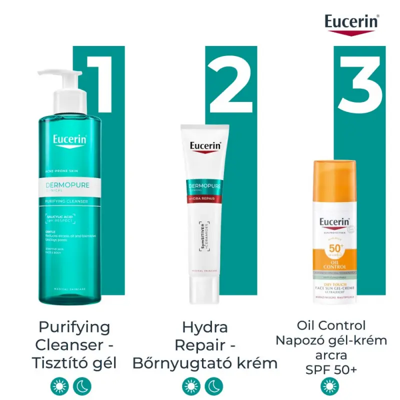 DermoPure Clinical Hydra Repair - Bőrnyugtató krém 40 ml