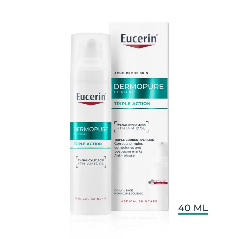 DermoPure Clinical Triple Action - Korrektív Fluid 40 ml