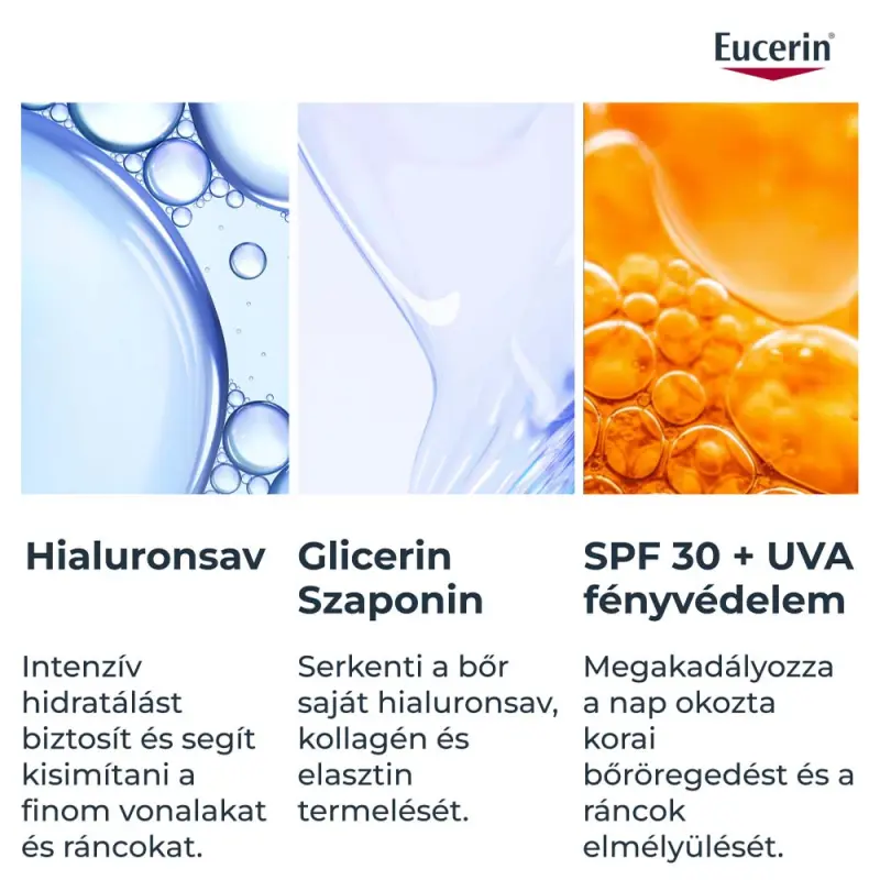 Hyaluron-Filler Ráncfeltöltő nappali arckrém SPF30 utántöltő 50 ml
