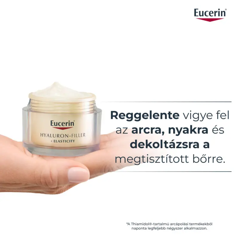 Hyaluron-Filler+Elasticity Bőrtömörséget regeneráló nappali arckrém SPF15 (50 ml)