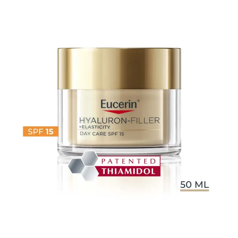 Hyaluron-Filler+Elasticity Bőrtömörséget regeneráló nappali arckrém SPF15 (50 ml)