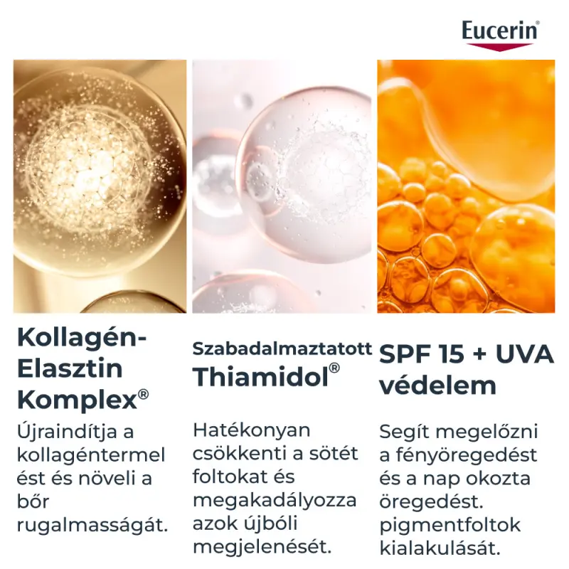 Hyaluron-Filler+Elasticity Bőrtömörséget regeneráló nappali arckrém SPF15 (50 ml)