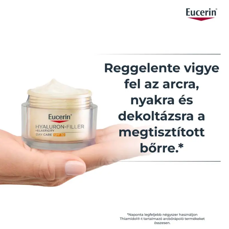 Hyaluron-Filler+Elasticity Bőrtömörséget regeneráló nappali arckrém SPF30 (50 ml)