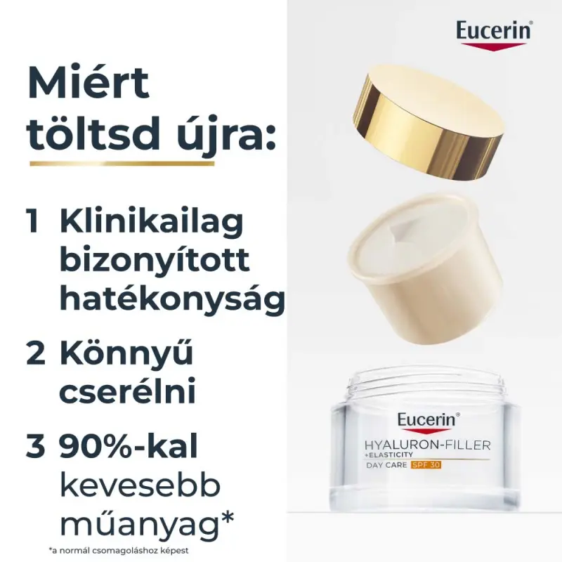 Hyaluron-Filler+Elasticity Bőrtömörséget regeneráló nappali arckrém SPF30 (50 ml)