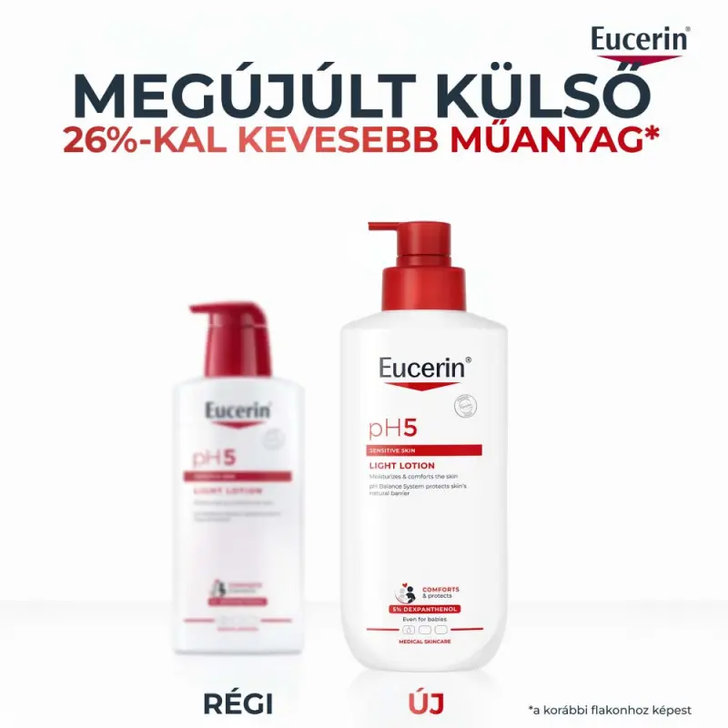 pH5 Extra könnyű, hidratáló testápoló 400 ml