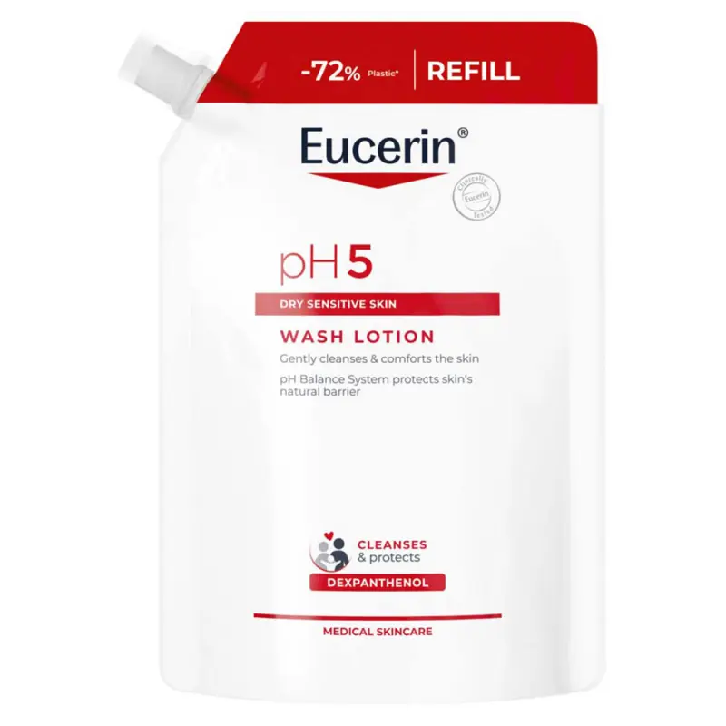 EUCERIN pH5 Folyékony mosakodószer utántöltő 750 ml