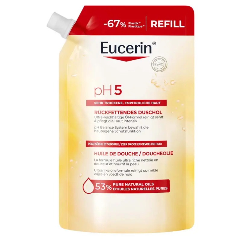 EUCERIN pH5 Olajtusfürdő utántöltő 400 ml EUCERIN pH5 Olajtusfürdő utántöltő 400 ml