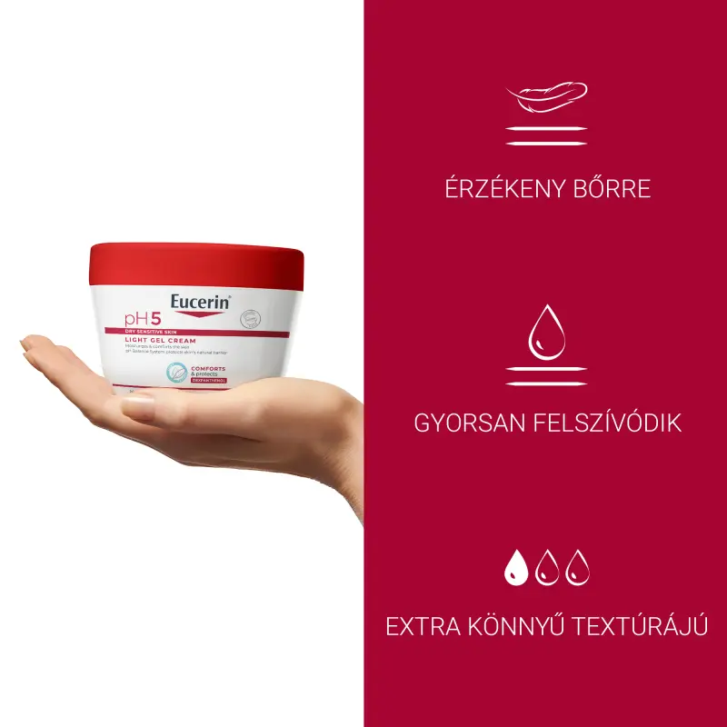 pH5 Extra könnyű, intenzív gél-krém 350 ml
