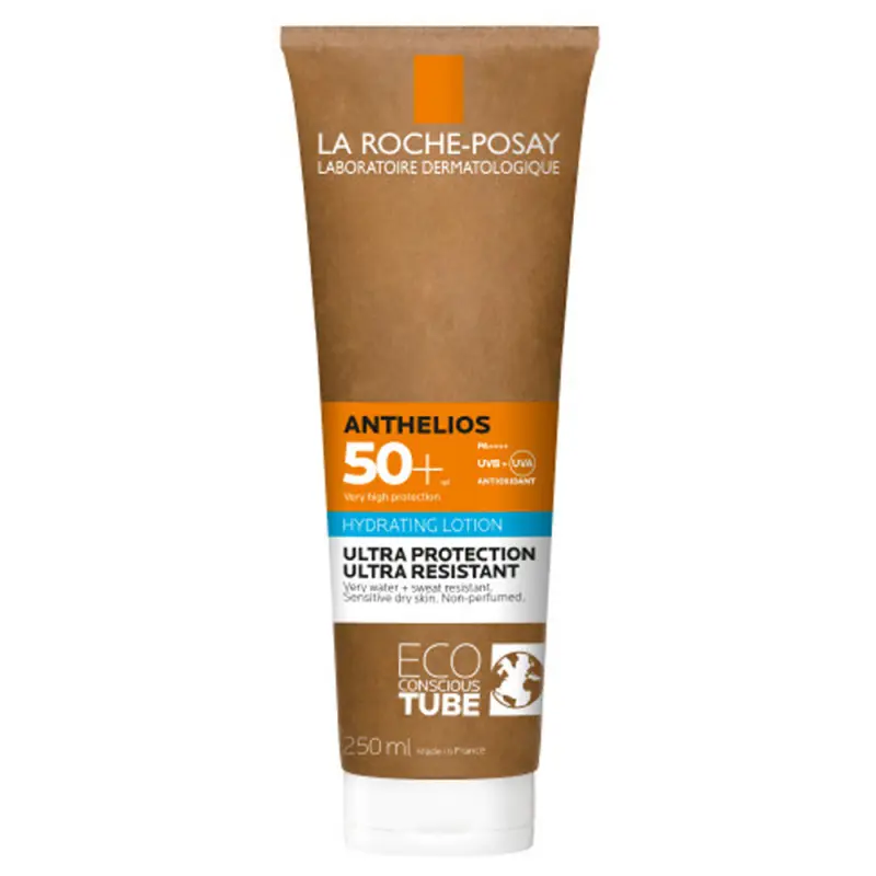 LA ROCHE-POSAY Anthelios Hidratáló naptej SPF 50+ (250 ml) környezetbarát csomagolásban