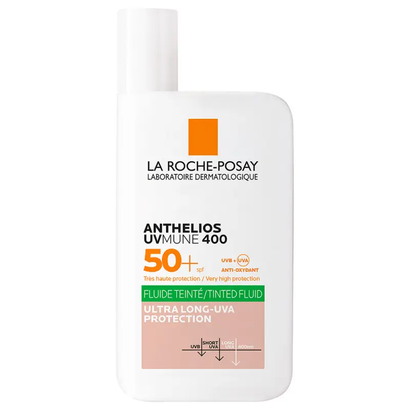 LA ROCHE-POSAY Anthelios Oil Control UVMUNE 400 Tinted Fluid SPF50+ (50 ml) - Lejárat: 2027.01. LA ROCHE-POSAY Anthelios Oil Control UVMUNE 400 Tinted Fluid SPF50+ (50 ml) - Lejárat: 2027.01.