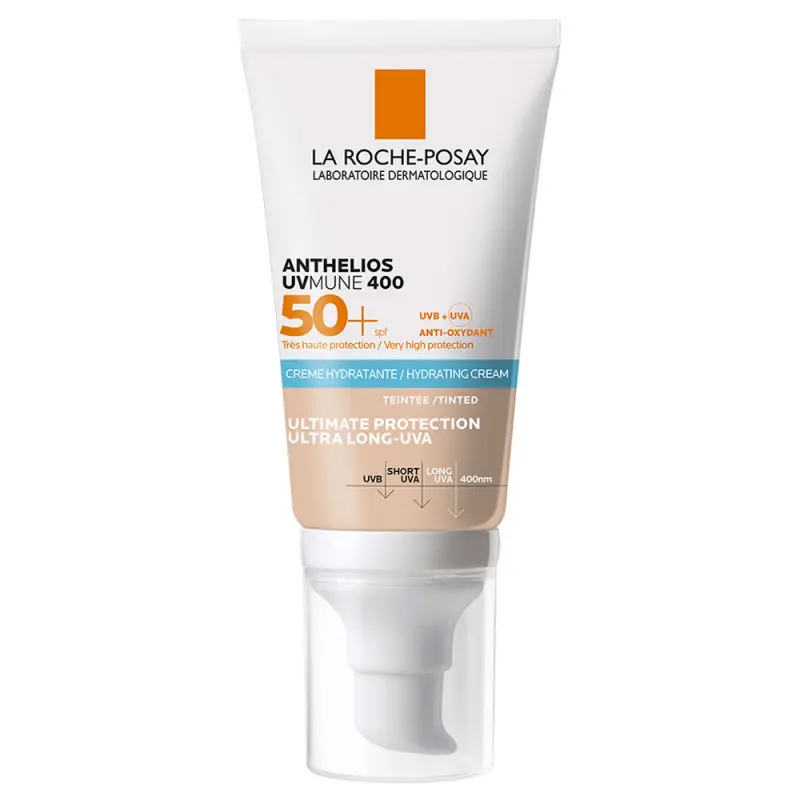 LA ROCHE-POSAY Anthelios UVMUNE 400 Napvédő krém Színezett SPF50+ (50 ml) LA ROCHE-POSAY Anthelios UVMUNE 400 Napvédő krém Színezett SPF50+ (50 ml)