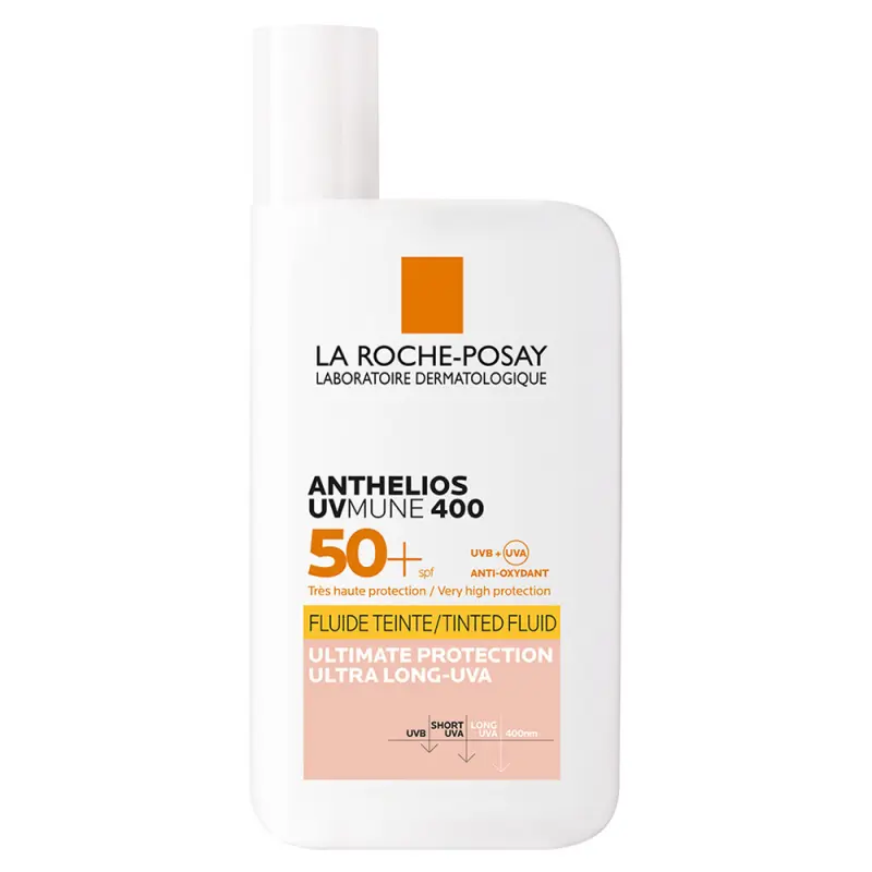 LA ROCHE-POSAY Anthelios UVMUNE 400 Színezett fluid SPF50+ (50 ml) LA ROCHE-POSAY Anthelios UVMUNE 400 Színezett fluid SPF50+ (50 ml)