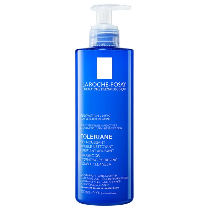 LA ROCHE-POSAY Toleriane habzó arctisztító gél - Illatanyagmentes 400 ml