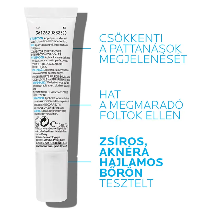 Effaclar A.I. Célzott kezelés pattanásokra 15 ml