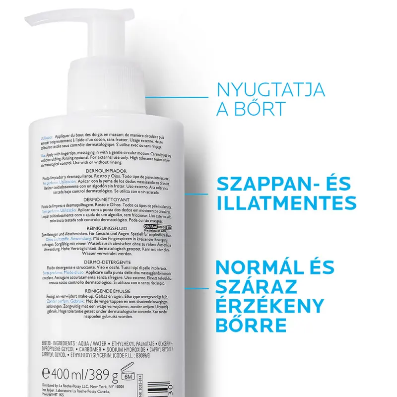 Toleriane Arctisztító krém 200 ml