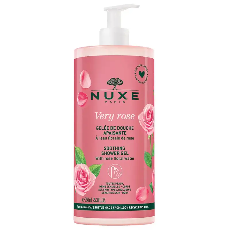 NUXE Very Rose Arc és testlemosó gél 750 ml NUXE Very Rose Arc és testlemosó gél 750 ml