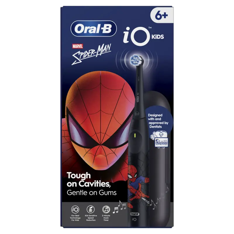 iO Kids Spiderman Elektromos Fogkefe gyerek + Utazó tok