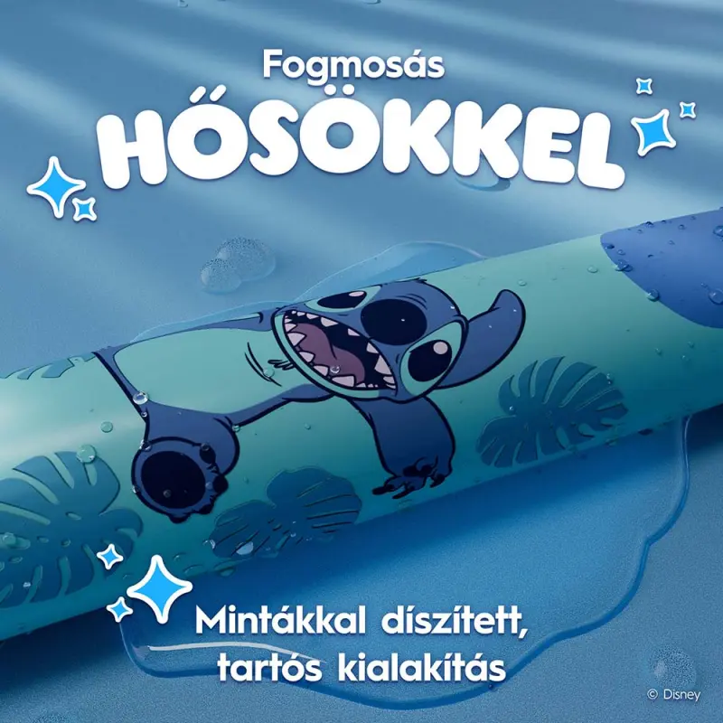 iO Kids Stitch Elektromos Fogkefe gyerek + Utazó tok