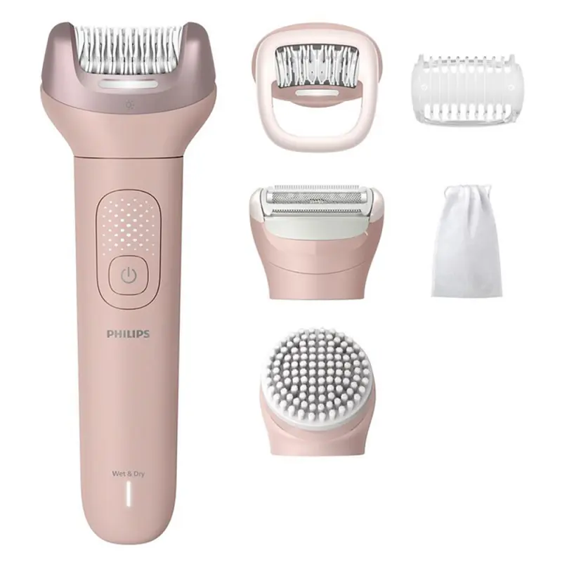 PHILIPS 9000 Epilátor BRE718/00 rózsaszín 6 tartozékkal