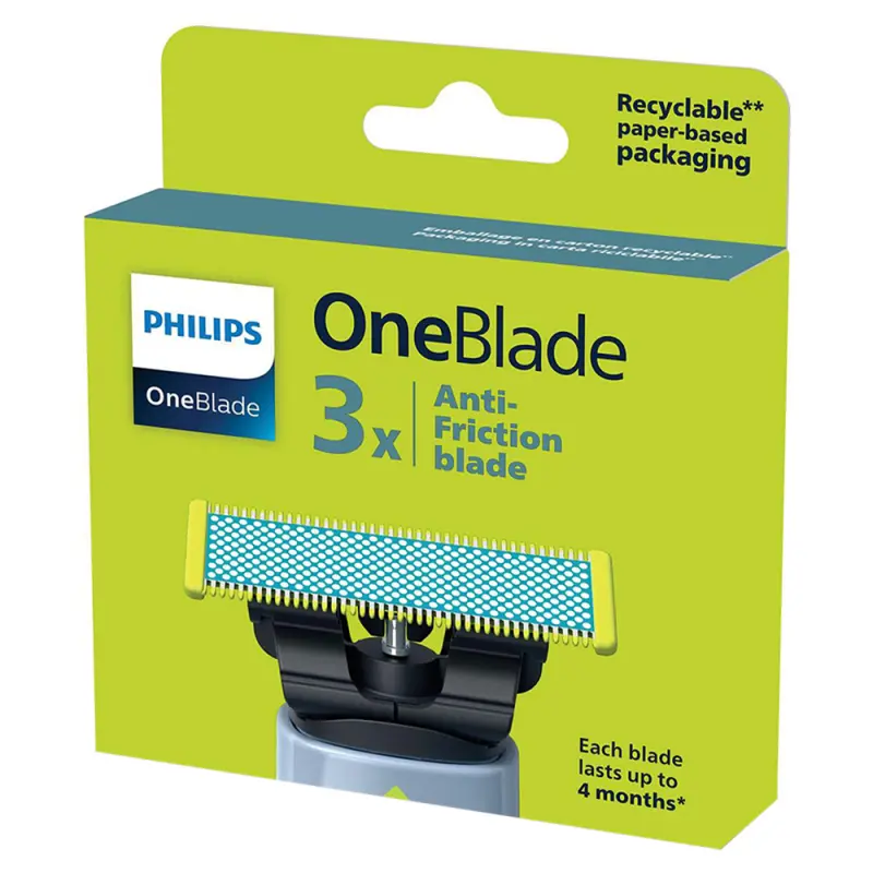 PHILIPS OneBlade First Shave QP235/50 csere penge 3 db PHILIPS OneBlade First Shave QP235/50 csere penge 3 db