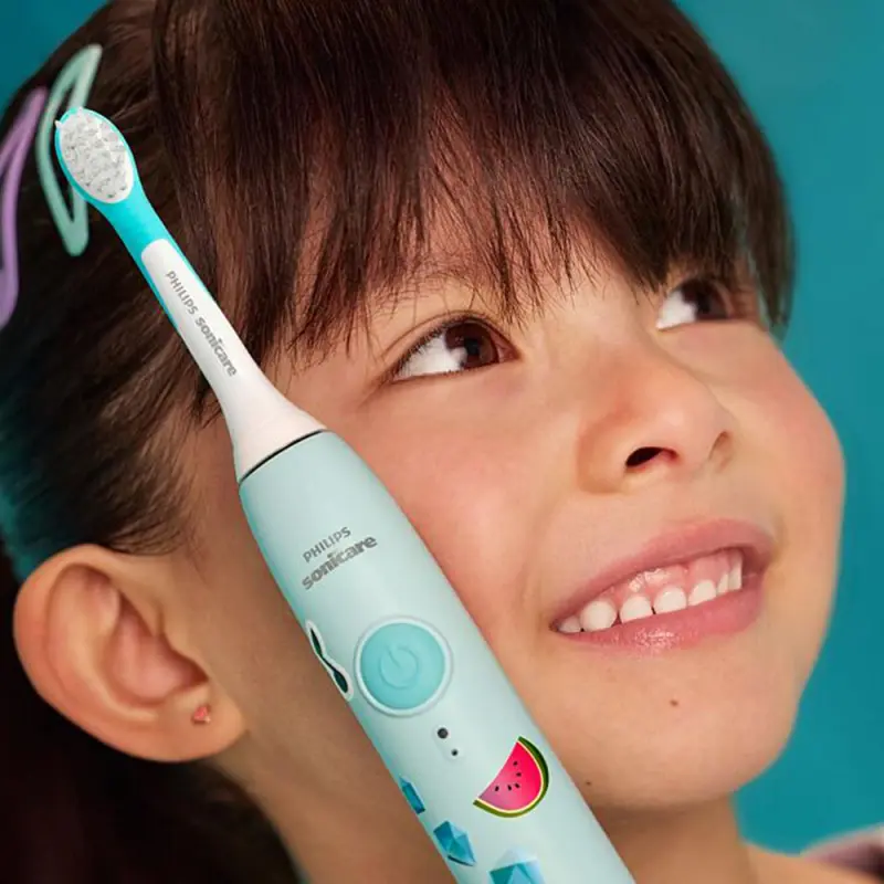 Sonicare Kids elektromos fogkefe HX6500/23 türkiz
