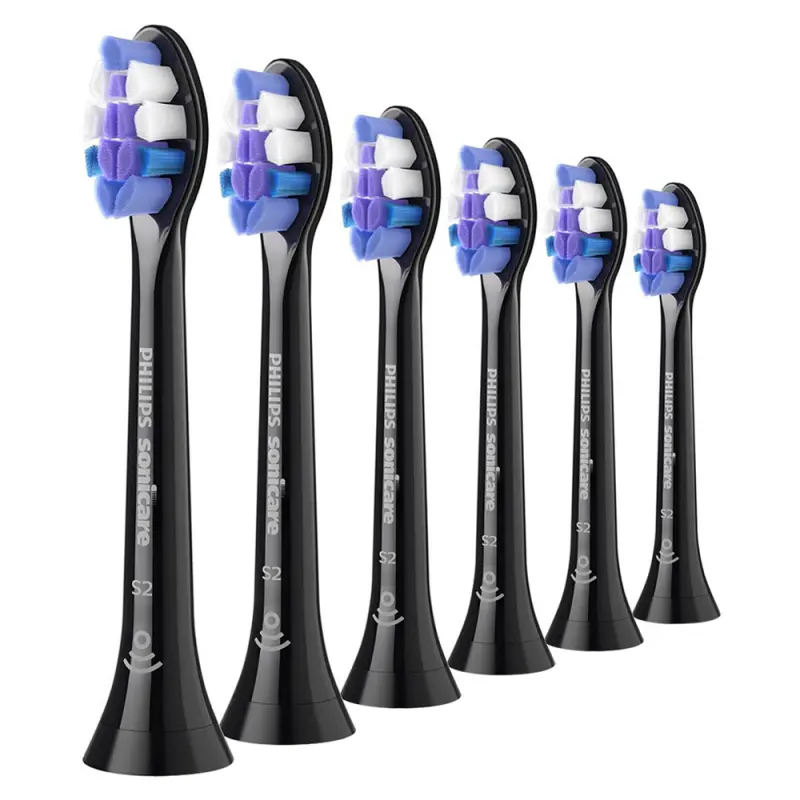 PHILIPS Sonicare Optimal Sensitive HX6056/88 fogkefefej fekete 6 db PHILIPS Sonicare Optimal Sensitive HX6056/88 fogkefefej fekete 6 db