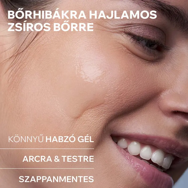 HYSÉAC habzó tisztító gél zsíros bőrre 500 ml