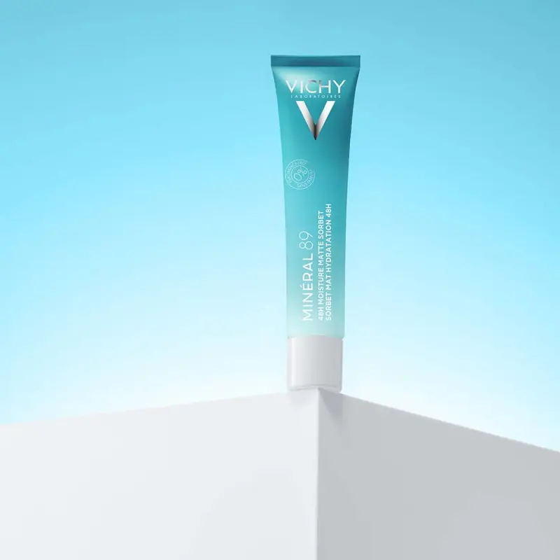 Minéral 89 Akár 48 órás hidratáló, mattító sorbet 40 ml